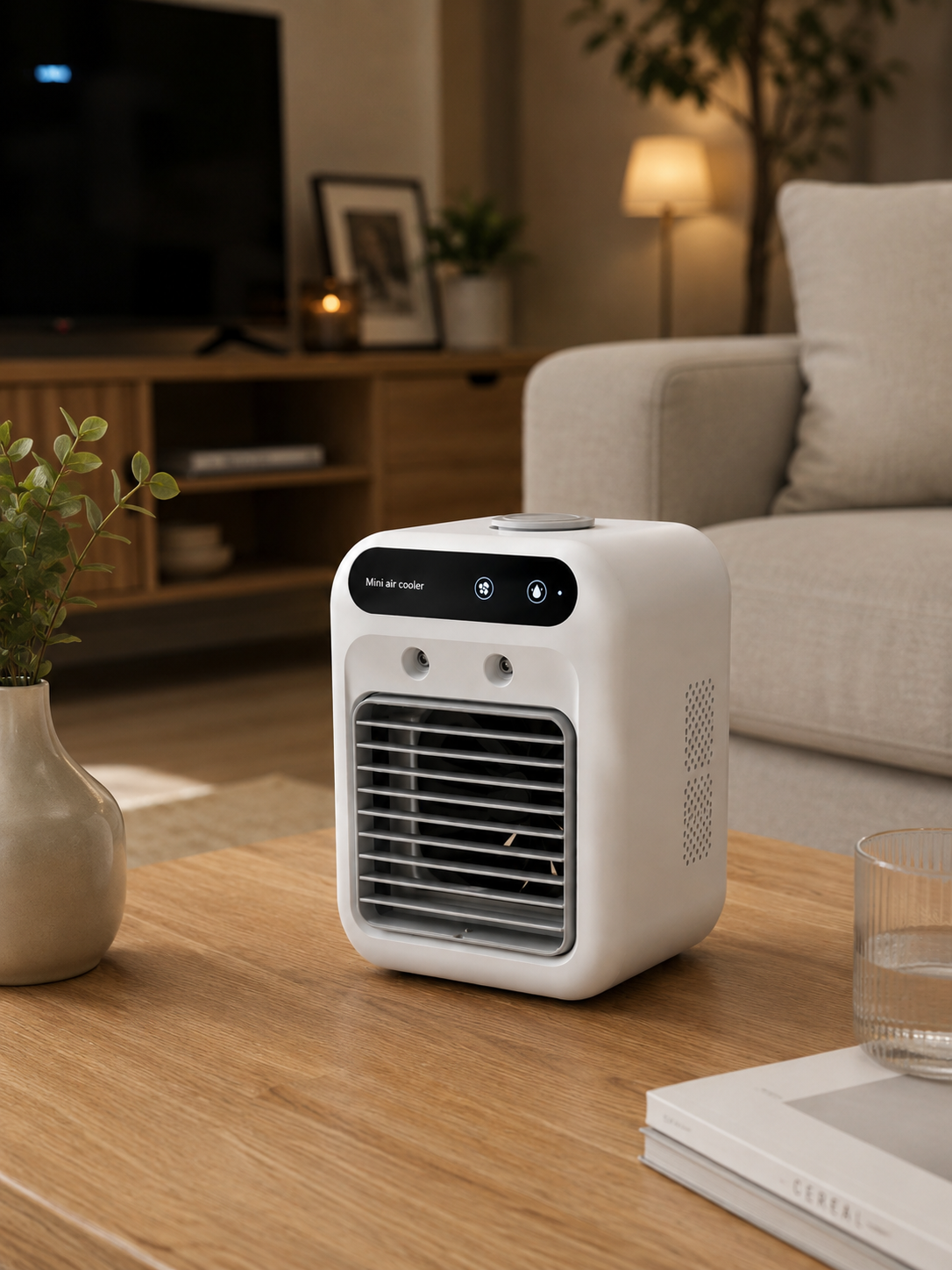 Tranqila Breeze™ – Persönlicher Mini-Luftkühler mit Nebelfunktion